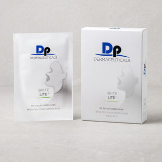 Dp Dermaceuticals | Brite Lite 3D Sculptured Face Mask 5pk - PREORDER