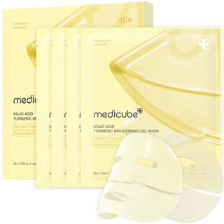 Medicube - Kojic Acid Turmeric Brightening Gel Mask pack (4 Masks)