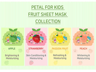 PETAL FOR KIDS | Safe Baby Pure Strawberry Sheet Mask (SINGLE)