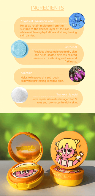 PETAL FOR KIDS | Safe Baby Moisture Sun Cushion 8g