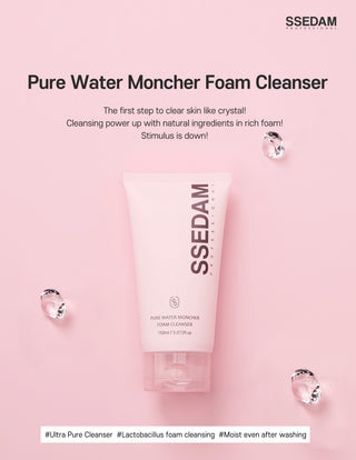 SSEDAM | Pure Water Moncher Foam Cleanser 150ml